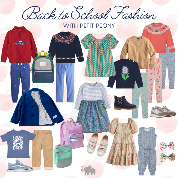 Petit Peony Picks: Back to School