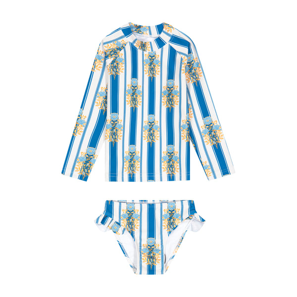 Rosa Rigata Rash Guard Set