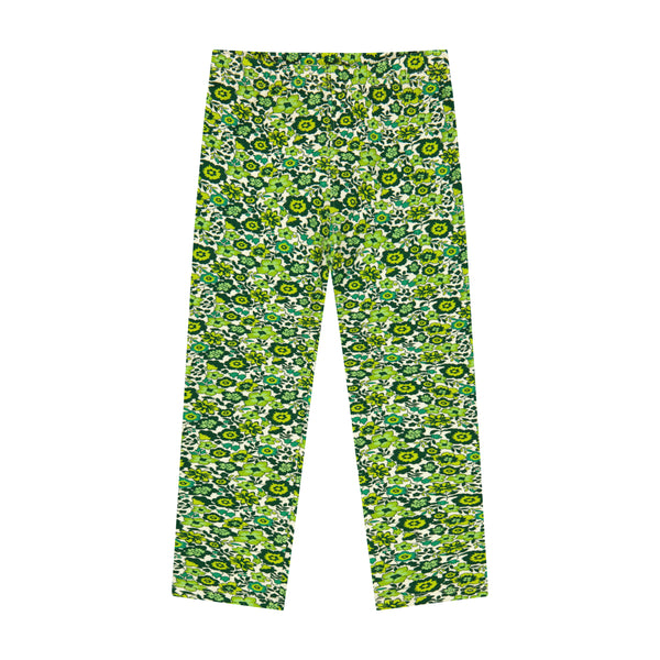 Green Floral Legging