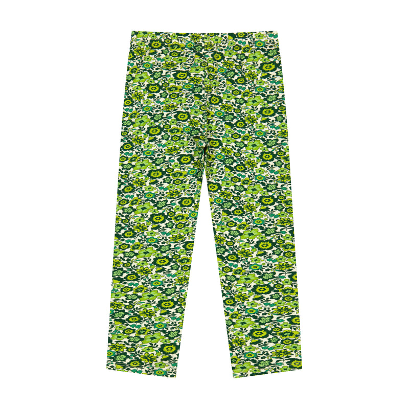 Green Floral Legging