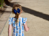 Rosa Rigata Ruffle Cap Sleeve