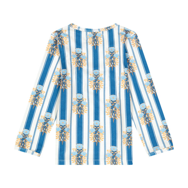 Rosa Rigata Long Sleeve T-Shirt