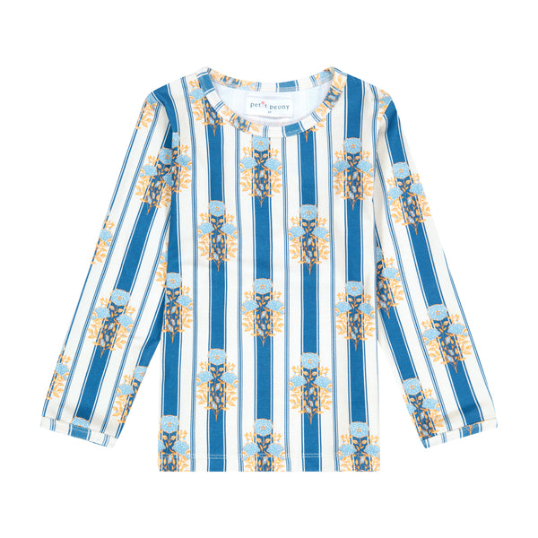 Rosa Rigata Long Sleeve T-Shirt