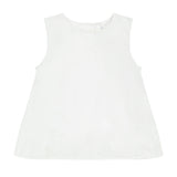 White Swing Back Top