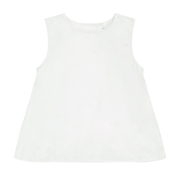White Swing Back Top