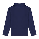 Navy Pima Cotton Turtleneck