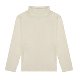 Cream Pima Cotton Turtleneck